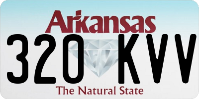 AR license plate 320KVV