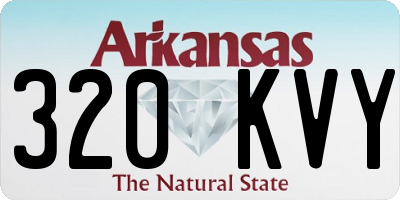 AR license plate 320KVY