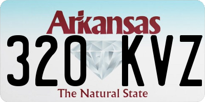 AR license plate 320KVZ