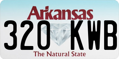 AR license plate 320KWB