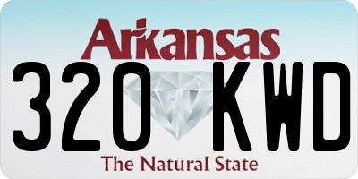 AR license plate 320KWD