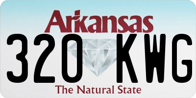 AR license plate 320KWG