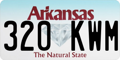 AR license plate 320KWM
