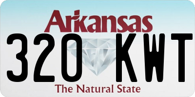 AR license plate 320KWT
