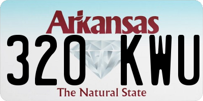 AR license plate 320KWU