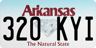 AR license plate 320KYI