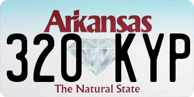 AR license plate 320KYP
