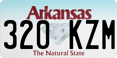 AR license plate 320KZM