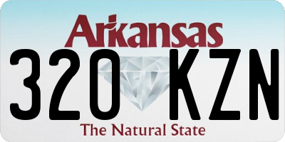 AR license plate 320KZN