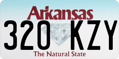 AR license plate 320KZY