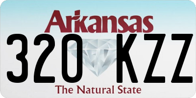 AR license plate 320KZZ