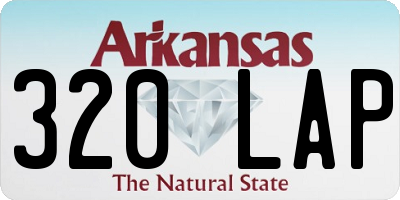 AR license plate 320LAP