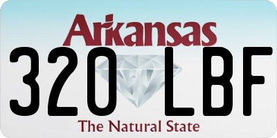 AR license plate 320LBF