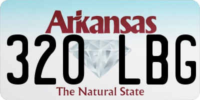 AR license plate 320LBG