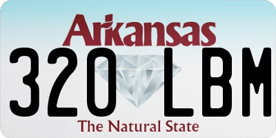 AR license plate 320LBM