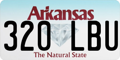 AR license plate 320LBU