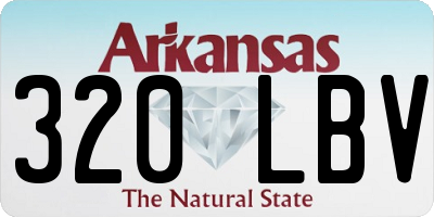AR license plate 320LBV