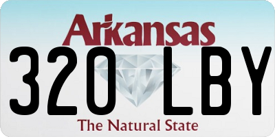 AR license plate 320LBY