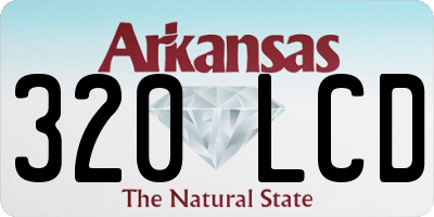 AR license plate 320LCD