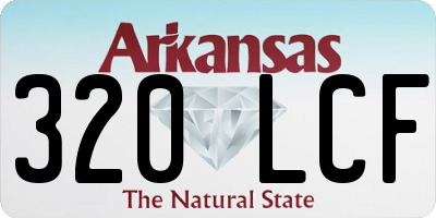 AR license plate 320LCF