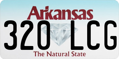 AR license plate 320LCG