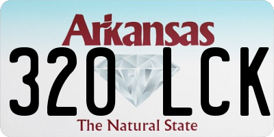 AR license plate 320LCK