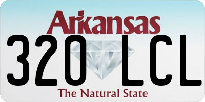AR license plate 320LCL