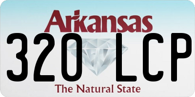 AR license plate 320LCP