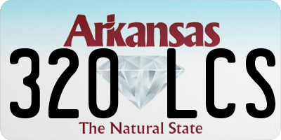 AR license plate 320LCS