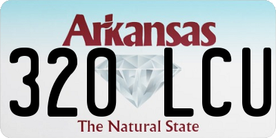 AR license plate 320LCU