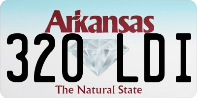 AR license plate 320LDI