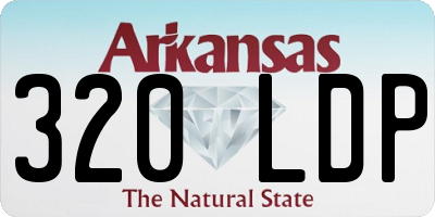 AR license plate 320LDP