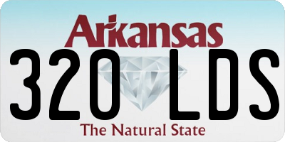 AR license plate 320LDS