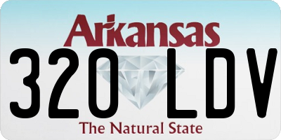 AR license plate 320LDV
