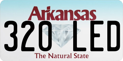 AR license plate 320LED
