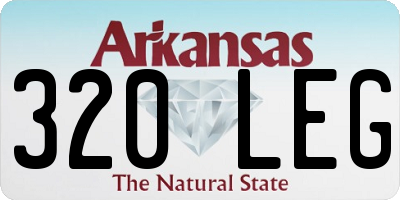AR license plate 320LEG