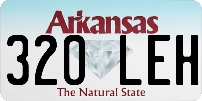 AR license plate 320LEH