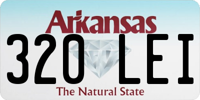 AR license plate 320LEI
