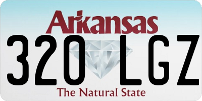 AR license plate 320LGZ