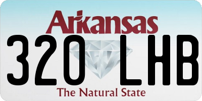 AR license plate 320LHB