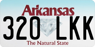 AR license plate 320LKK