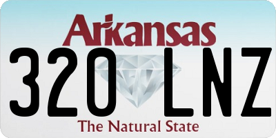AR license plate 320LNZ