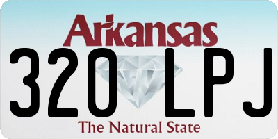AR license plate 320LPJ
