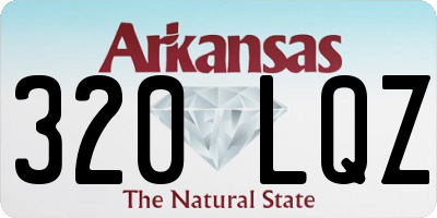 AR license plate 320LQZ