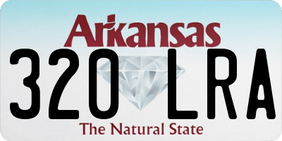 AR license plate 320LRA