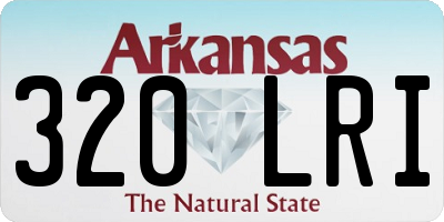 AR license plate 320LRI