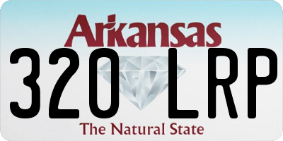 AR license plate 320LRP