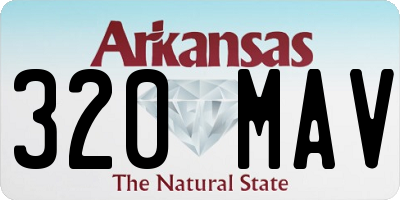AR license plate 320MAV