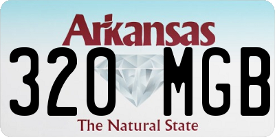 AR license plate 320MGB