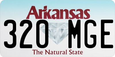 AR license plate 320MGE